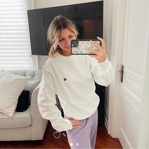 White Champion Sweatshirt